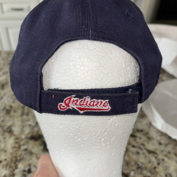 Vintage Cleveland Indians Adjustable Hat! By Fan Favorite Official 3616 Rare - Picture 5 of 10